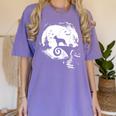 Boston Terrier And Moon Halloween Costume Dog Lover Women's Comfort Colors T-Shirt Violet