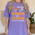 I Don&#x27;t Need A Costume I&#x27;m A Spanish Teacher Halloween Men Women Women&#x27;s Comfort Colors T-Shirt Violet