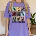 Funny Boston Terrier Quote In My Boston Terrier Era Cool Dog Men Women Women's Comfort Colors T-Shirt Violet