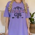Granddaughter Nanas Girl Women's Comfort Colors T-Shirt Violet