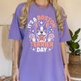 It’s A Boston Terrier Day Pet Cute Dog Lover Cartoon Women's Comfort Colors T-Shirt Violet