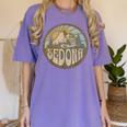 Sedona Arizona Nature Mountains Hiking Outdoors Women's Comfort Colors T-Shirt Violet