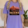 Sedona s Sedona Arizona Shirts T-Shirt Women's Comfort Colors T-Shirt Violet