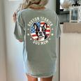 Boston Bull Terrier Women Boston Terrier Dog Mom Women's Comfort Colors T-Shirt Back Print Bay