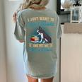 Boston Terrier American Gentleman Bibliophile Book Lover Women's Comfort Colors T-Shirt Back Print Bay