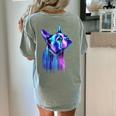 Boston Terrier Dog For a Boston Terrier Mom Women's Comfort Colors T-Shirt Back Print Bay