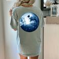 Boston Terrier Dog Moon Dog Mom Dad Women Men Dog Lovers Women's Comfort Colors T-Shirt Back Print Bay