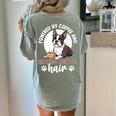 Boston Terrier Dog Women's Comfort Colors T-Shirt Back Print Bay