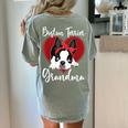 Boston Terrier Grandma Dog Owner Boston Terrier For Men Women Women's Comfort Colors T-Shirt Back Print Bay