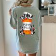 Boston Terrier Happy Pills T-Shirt Women's Comfort Colors T-Shirt Back Print Bay