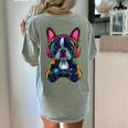 Boston Terrier Lovers Gaming Headphones Boston Terrier Women's Comfort Colors T-Shirt Back Print Bay