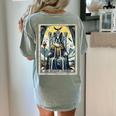Boston Terrier Tarot Card Dog Women's Comfort Colors T-Shirt Back Print Bay