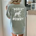 Boxer Dog Mama Halloween Women's Comfort Colors T-Shirt Back Print Bay
