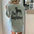 The Dogfather Boston Terrier Dog Funny Dog Gift T-Shirt For Men Women Girls Kids Women's Comfort Colors T-Shirt Back Print Bay