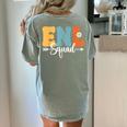 ENL Squad Back To School Teachers Students ENL Crew Men Women Girls Kids Women&#x27;s Comfort Colors T-Shirt Back Print Bay