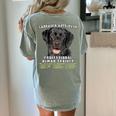 Labrador Retriever Lab Professional Human Trainer Women's Comfort Colors T-Shirt Back Print Bay
