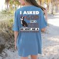 Boston Terrier American Gentleman Non-Sporting Dog Lover Women's Comfort Colors T-Shirt Back Print Blue Jean