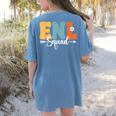 ENL Squad Back To School Teachers Students ENL Crew Men Women Girls Kids Women&#x27;s Comfort Colors T-Shirt Back Print Blue Jean