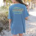 Heidelberg Germany Art Men Women Women's Comfort Colors T-Shirt Back Print Blue Jean