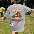Boston Terrier My Christmas Spirit Dog Santa Claus X-Mas Women's Comfort Colors T-Shirt Back Print Grey