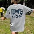 Boston Terrier Dog Dad Women's Comfort Colors T-Shirt Back Print Grey