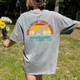 Being a Boston Terrier Grandpa Is Ruff Boston Terrier Women's Comfort Colors T-Shirt Back Print Grey