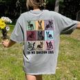 Funny Boston Terrier Quote In My Boston Terrier Era Cool Dog Men Women Women's Comfort Colors T-Shirt Back Print Grey