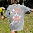 It’s A Boston Terrier Day Pet Cute Dog Lover Cartoon Women's Comfort Colors T-Shirt Back Print Grey