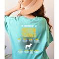 Anatomy Of Boston Terrier Dog Lover Women's Comfort Colors T-Shirt Back Print Chalky Mint