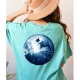 Boston Terrier Dog Moon Dog Mom Dad Women Men Dog Lovers Women's Comfort Colors T-Shirt Back Print Chalky Mint