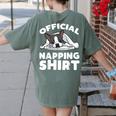 Boston Terrier Dog Official Sleeping Shirt Men Women Kids Women's Comfort Colors T-Shirt Back Print Moss
