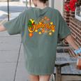 Oktoberfest German Beer Festival October Women's Comfort Colors T-Shirt Back Print Moss