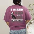 Boston Terrier American Gentleman Non-Sporting Dog Lover Women's Comfort Colors T-Shirt Back Print Berry