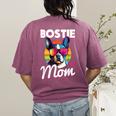 Boston Terrier Bostie Dog Breed Pet Bostie Mom Women's Comfort Colors T-Shirt Back Print Berry
