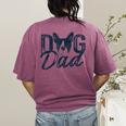 Boston Terrier Dog Dad Women's Comfort Colors T-Shirt Back Print Berry