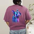 Boston Terrier Dog For a Boston Terrier Mom Women's Comfort Colors T-Shirt Back Print Berry