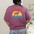 Being a Boston Terrier Grandpa Is Ruff Boston Terrier Women's Comfort Colors T-Shirt Back Print Berry