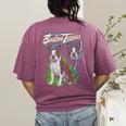 Boston Terrier Women's Comfort Colors T-Shirt Back Print Berry