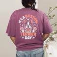 It’s A Boston Terrier Day Pet Cute Dog Lover Cartoon Women's Comfort Colors T-Shirt Back Print Berry