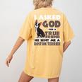 Boston Terrier American Gentleman Non-Sporting Dog Lover Women's Comfort Colors T-Shirt Back Print Mustard