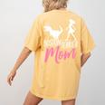 Boston Terrier Mom Boston Terrier Mom Women's Comfort Colors T-Shirt Back Print Mustard