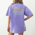 Heidelberg Germany Art Men Women Women's Comfort Colors T-Shirt Back Print Violet