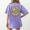 Sedona Arizona Nature Mountains Hiking Outdoors Women's Comfort Colors T-Shirt Back Print Violet