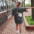 Boston Terrier Bostie Dog Kids Men Women's Comfort Colors T-Shirt Back Print Pepper