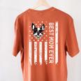 Best Boston Terrier Dog Mom Ever USA Flag For Men Women Kids Women's Comfort Colors T-Shirt Back Print Yam