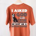 Boston Terrier American Gentleman Non-Sporting Dog Lover Women's Comfort Colors T-Shirt Back Print Yam