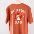Boston Terrier Dad Dog Father For Men Women Kids Women's Comfort Colors T-Shirt Back Print Yam