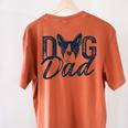 Boston Terrier Dog Dad Women's Comfort Colors T-Shirt Back Print Yam