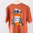 Boston Terrier Happy Pills T-Shirt Women's Comfort Colors T-Shirt Back Print Yam