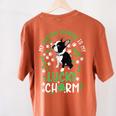 My Boston Terrier Is My Lucky Charm Paw Dog St Patrick's Day Women's Comfort Colors T-Shirt Back Print Yam